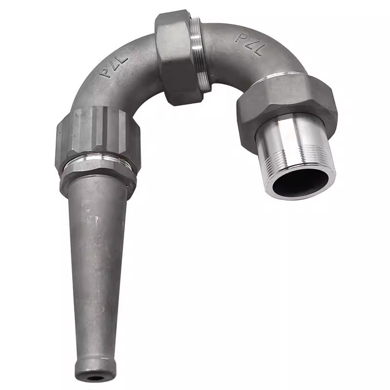 Sprinkler Truck Nozzle Three Turns Before Washing and Sweeping Car Accessories Bend Nozzle