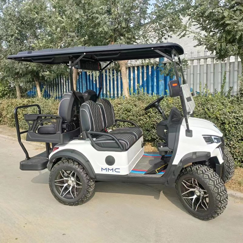 Chinese High Quality 4WD 4 Seat 4 Wheel Mini Small Electric Utility Vehicles Classic Cars Club Bus Scooter Golf Carts