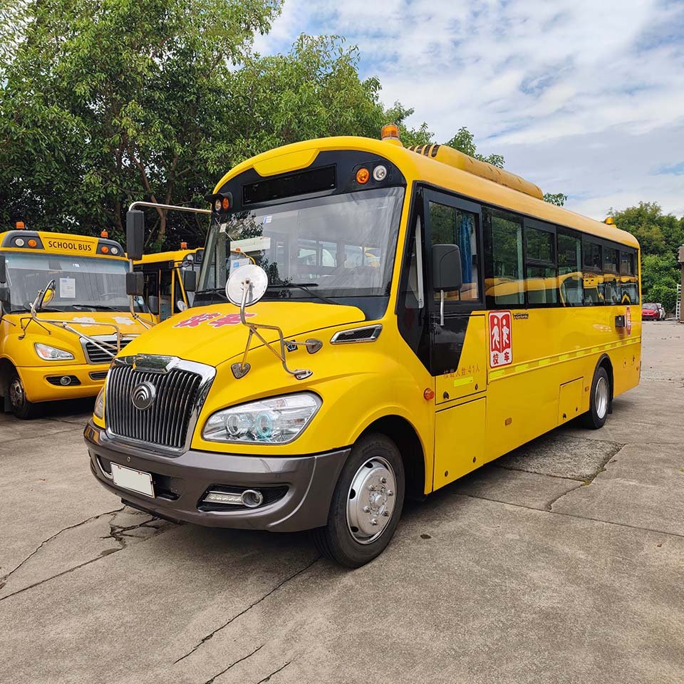 Yellow Color City School Bus First Choice China Professional Brand International School Bus EURO 2 for Sale