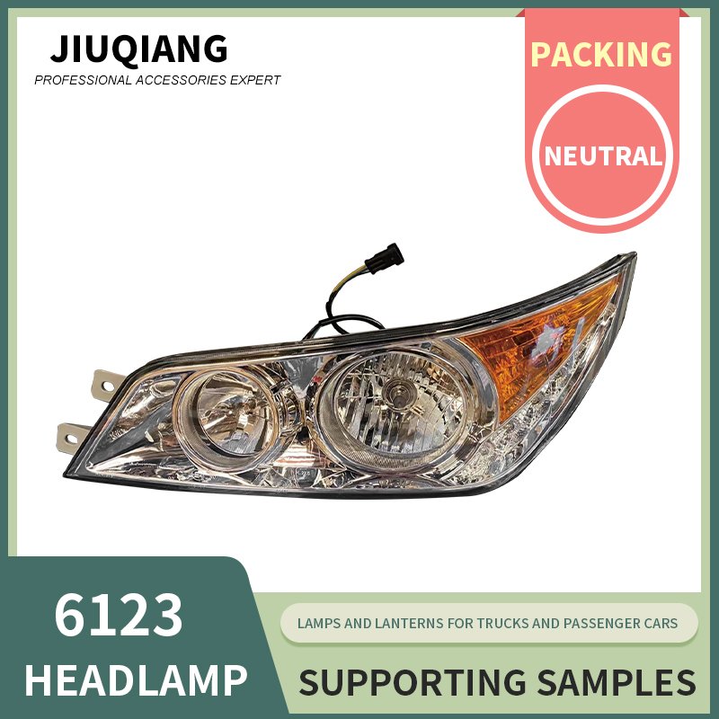 Bus Coach Parts Lamps 6123 OEM Led Head Lamp for 12V 24V Bus Head Lights Kinglong Ankai Higer Bus Part Accessories Lamps China