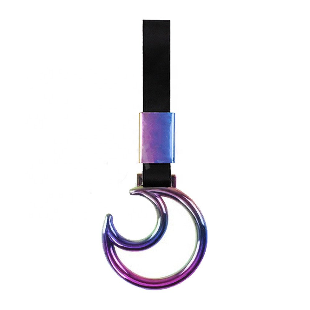 JDMotorsport88 Colorful Car Tow Strap Ring Tsurikawa Heart JDM Train Bus Handle Hand Strap Drift Charm Style Auto Accessories