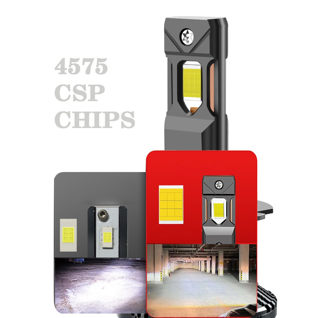 9005 H11 LED Bulb 45000 LM HB3 D2 D5 CAR Light 4575 CSP Chip 6000K Cool White 250w SUPER BRIGHT LED Car Accessories Ledheadlight