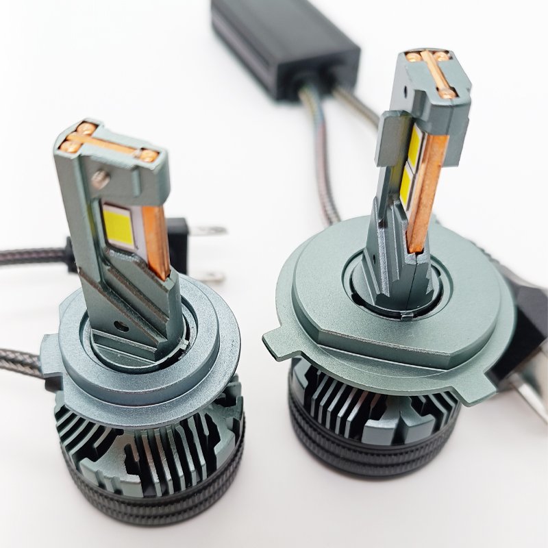 Factory Direct sell High-Performance LED Headlight 3 copper tube 150W Constant Power Wide Beam Range Anti-Vibration Design