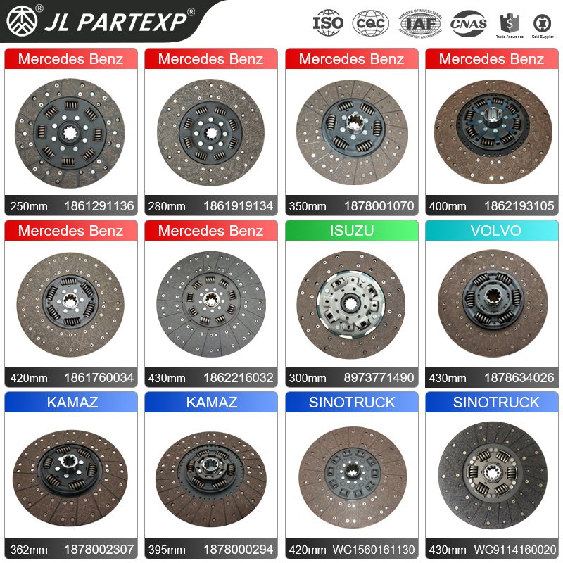JL PARTEXP for Sachs Clutch Disc scania Truck Factory Direct Sell All Series and All OEM