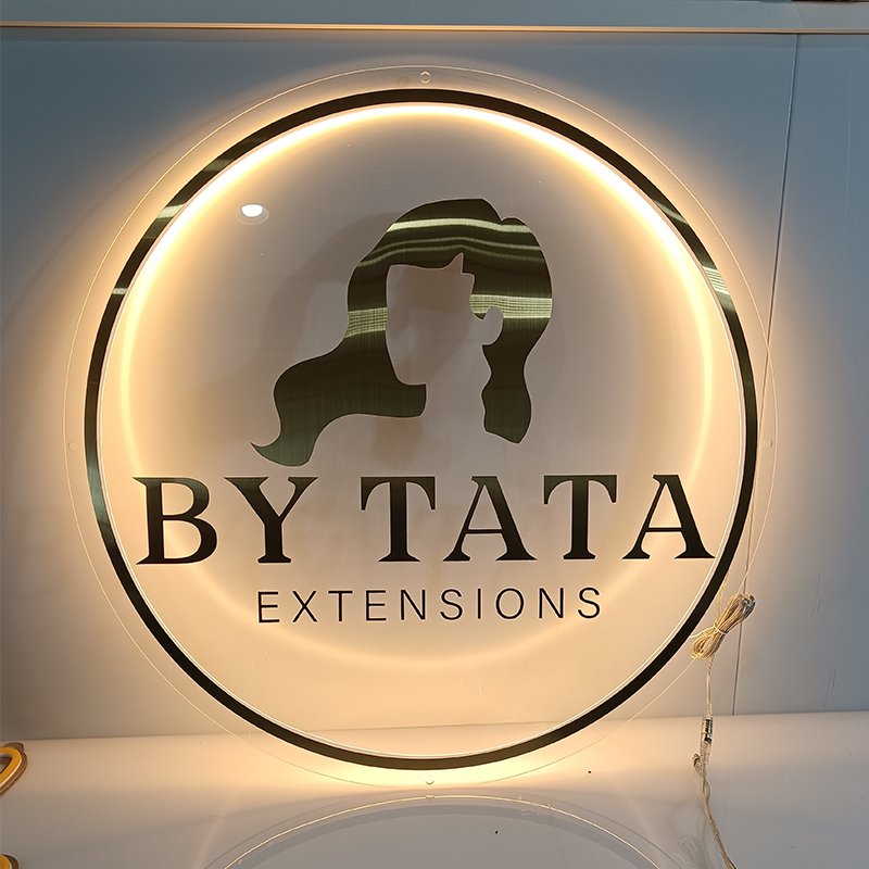 Custom logo Backlit 3D Acrylic Letter Sign Board Led Illuminated Sign Led Alphabet Letter Lights Acrylic Sign