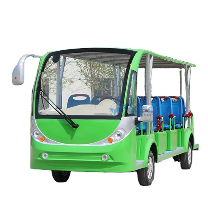 Hot Sale Sightseeing Bus Battery Powered Tourist Bus Customized Pure Electric Shuttle Bus for Sale
