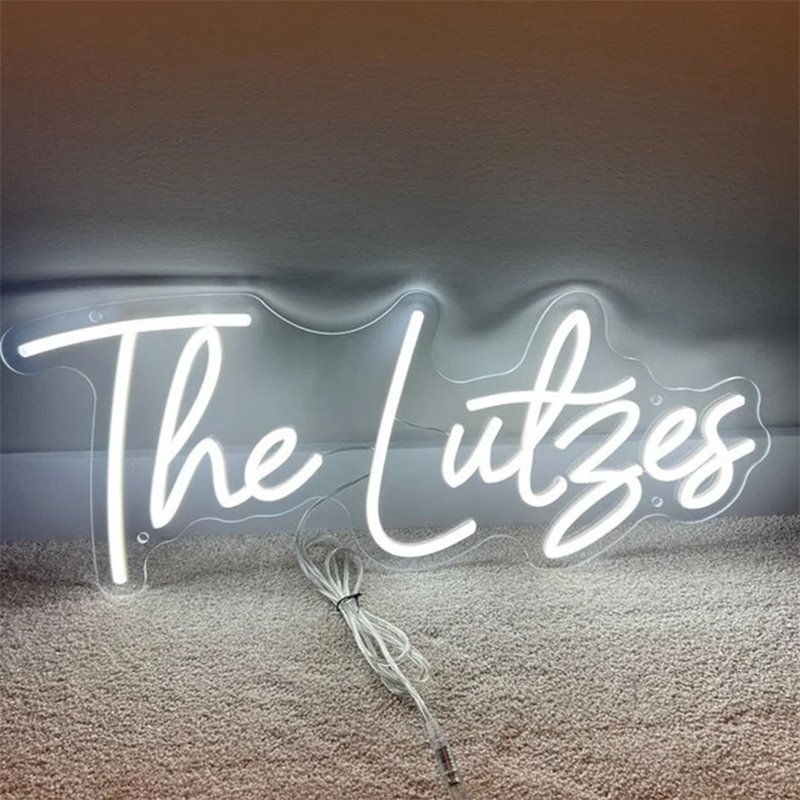 Dropshipping Free Design Custom Led Neon Light Name Logo Neon Sign for Bedroom Birthday Party Home Wedding Decoration