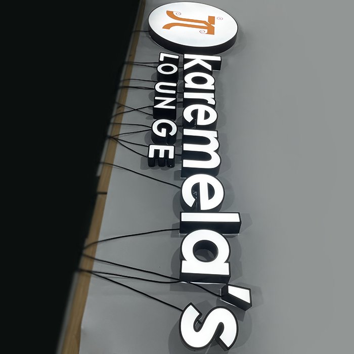 Outdoor Led Big Illuminated Advertising Letter Signs 3D Lighting Volumetric Signage