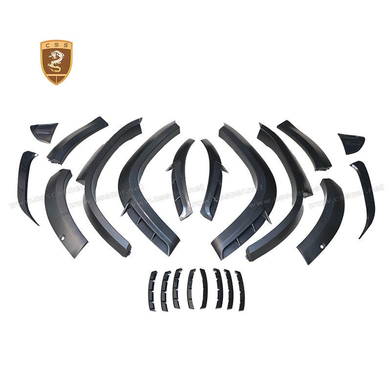 MSY Style PP Material Body Kit for Mercedes Benz GLS X167 Front Bumper Lip Main Grill Fender Vent Rear Bumper Auto Body Part