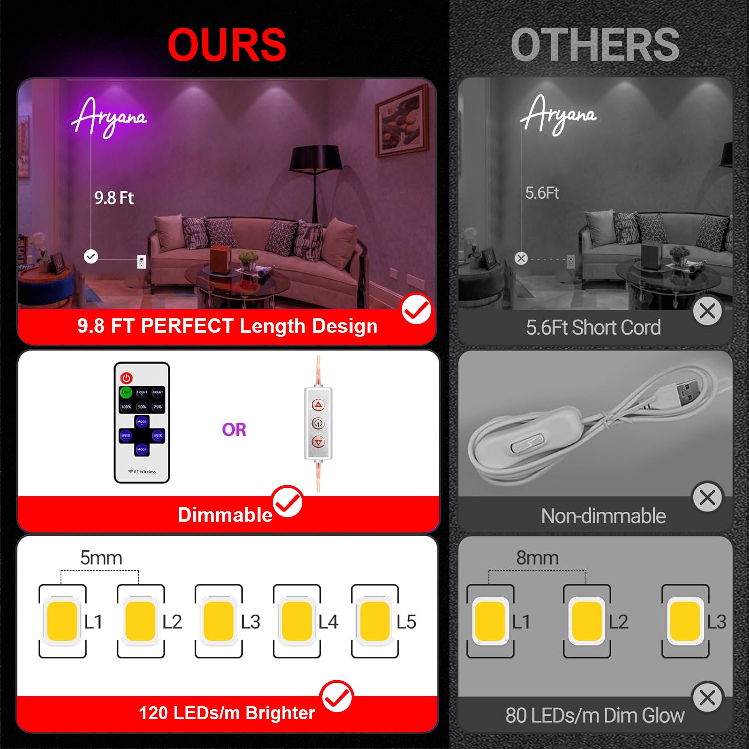 Custom Neon Sign Light Decoration for Bar Girls Room KTV Shop Art Decor Moon Lady Sexy Lady LED Neon Sign