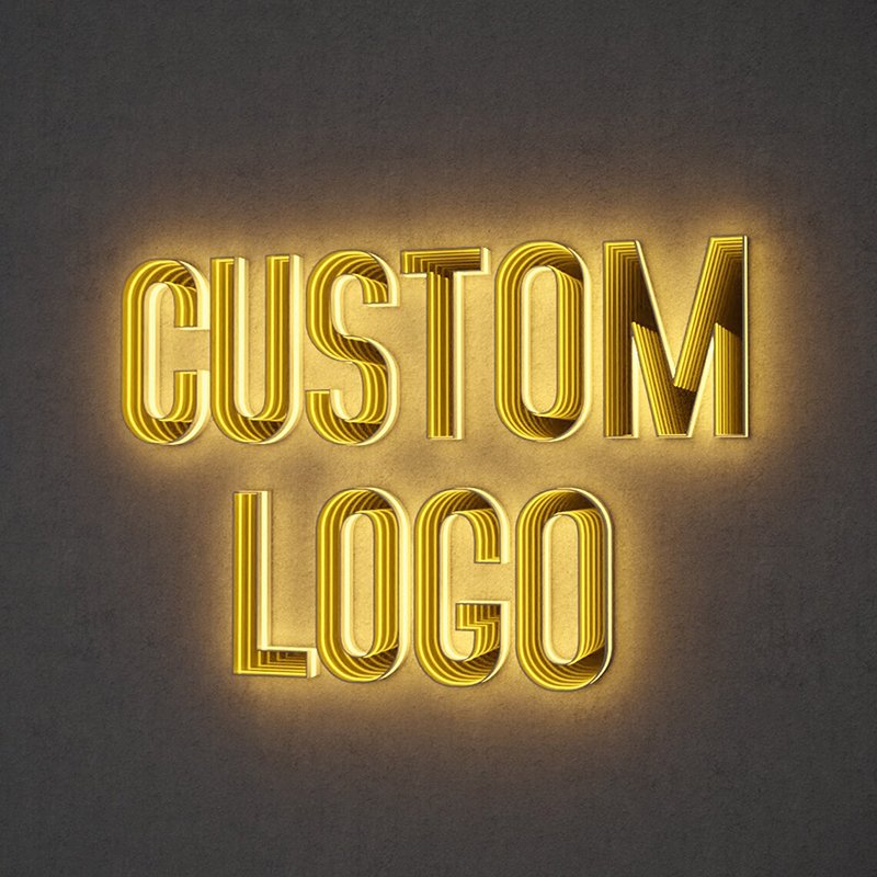 Custom LED Track Channel Letter for Unique and Stylish Wall Signs,3D LED Infinity Mirror Business Sign,Beauty Salon Wall Decor