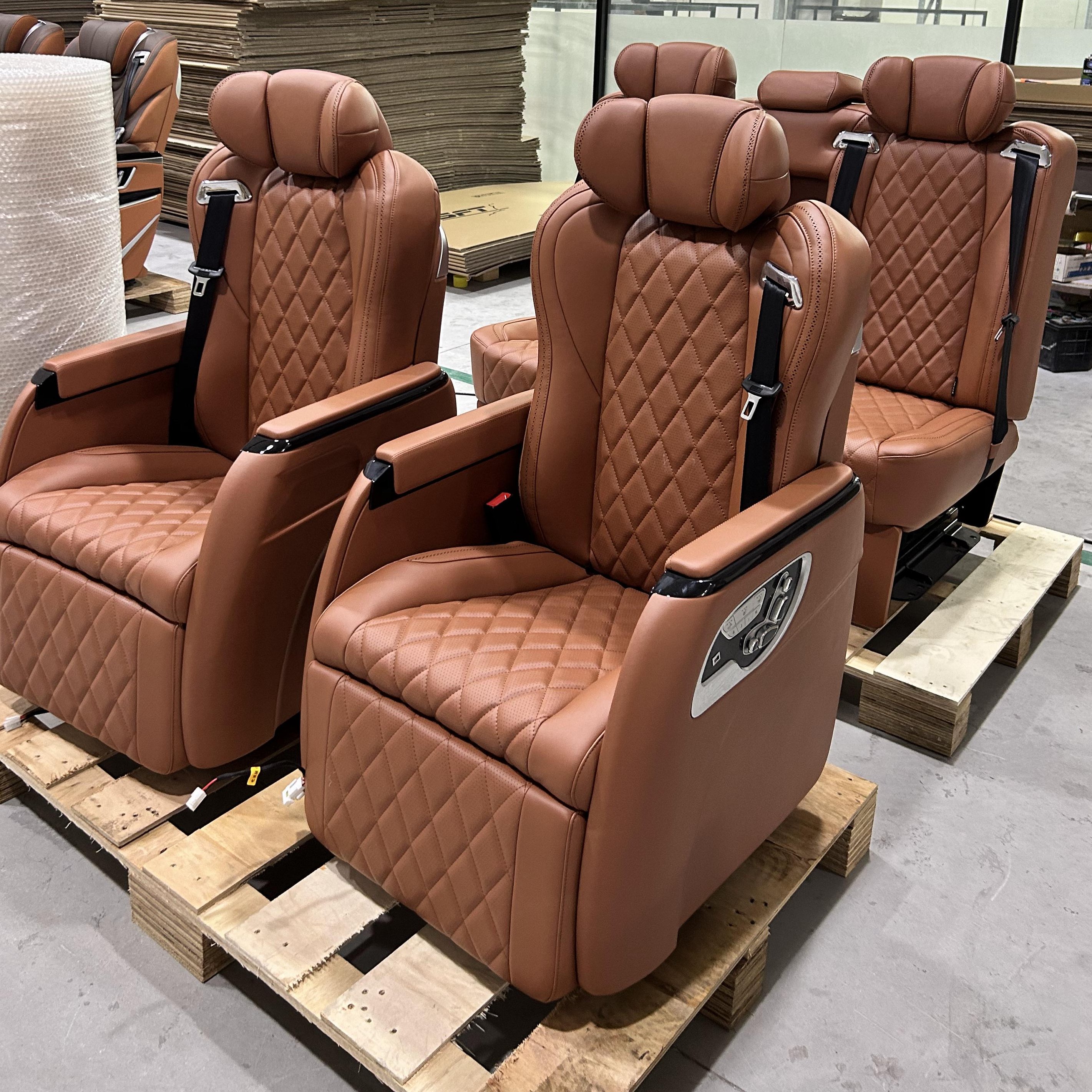 Luxury Vip Bus Seat for Sale Nappa Leather Van Seat for Mercedes Vito W447 Commerical Executive Seats
