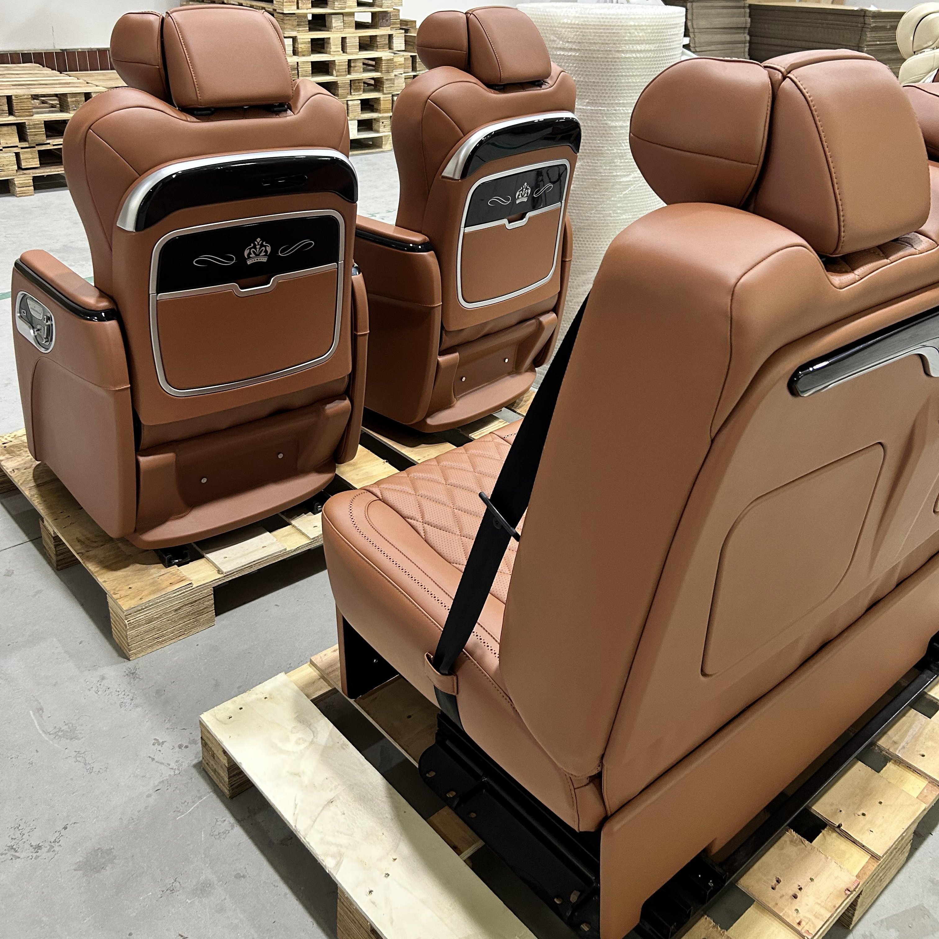 Luxury Vip Bus Seat for Sale Nappa Leather Van Seat for Mercedes Vito W447 Commerical Executive Seats