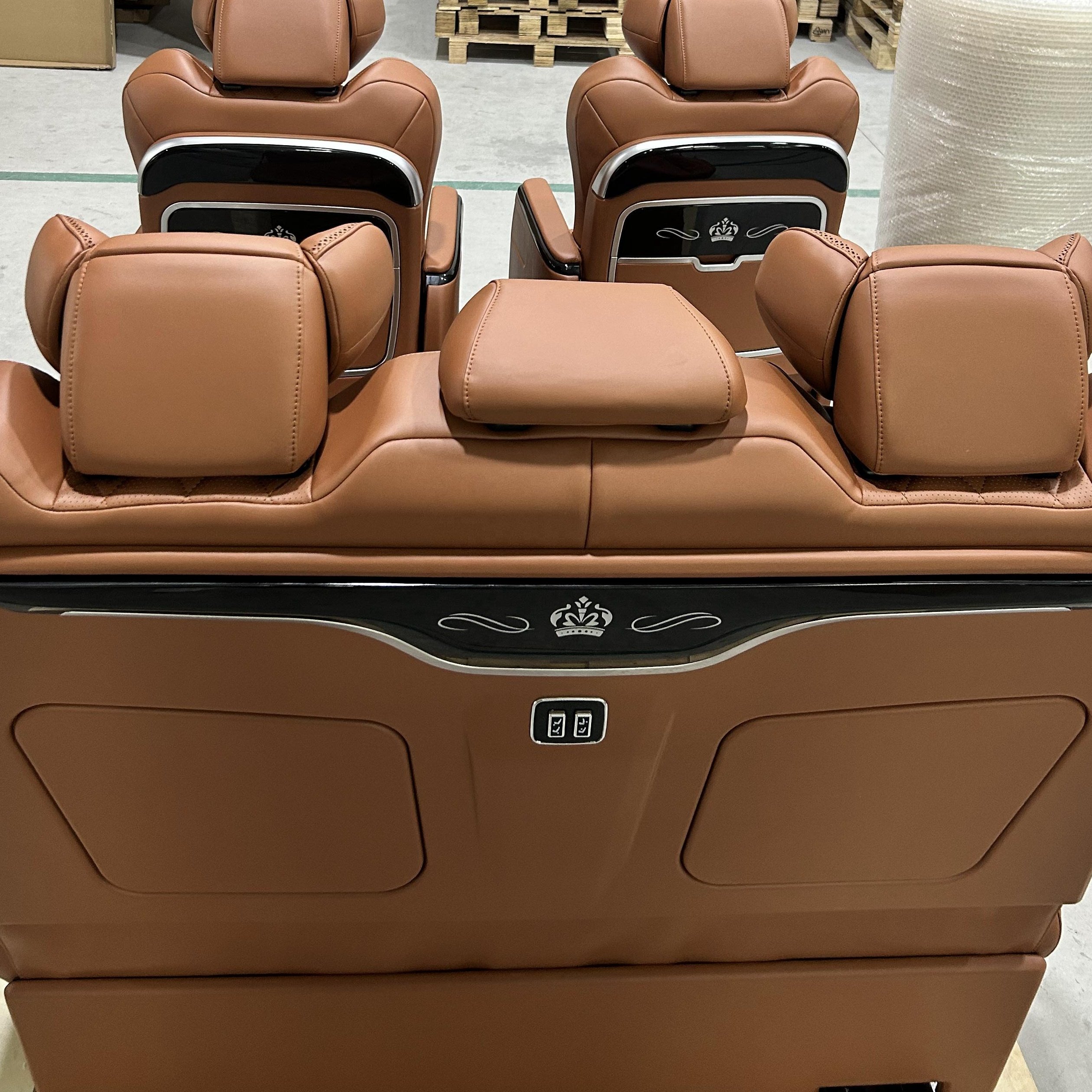 Luxury Vip Bus Seat for Sale Nappa Leather Van Seat for Mercedes Vito W447 Commerical Executive Seats