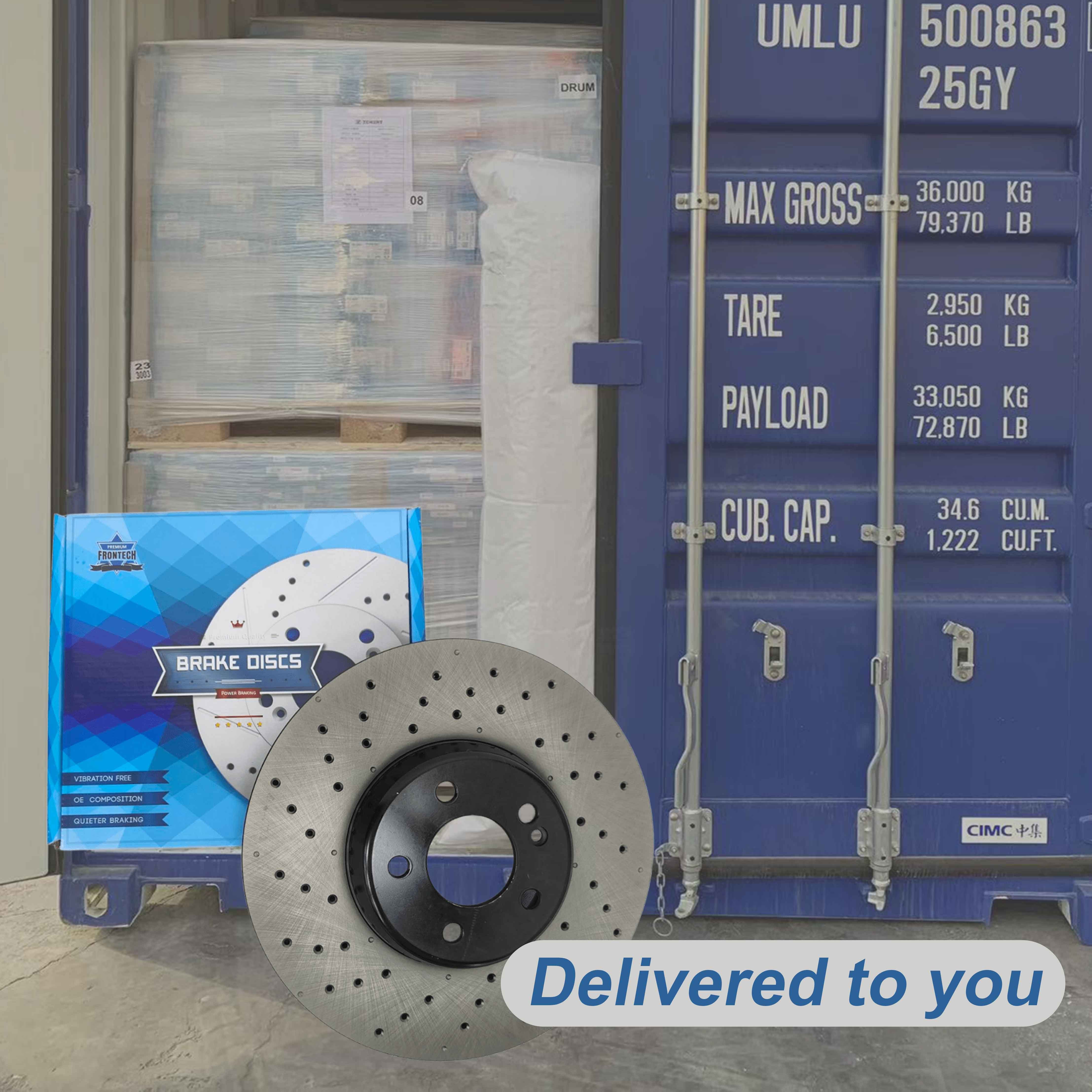 Frontech Oem for toyota mitsubishi Pajerov98 Golf Mk5 gti Brake Discs for Odyssey 2010 Taladro toyota prius 2004