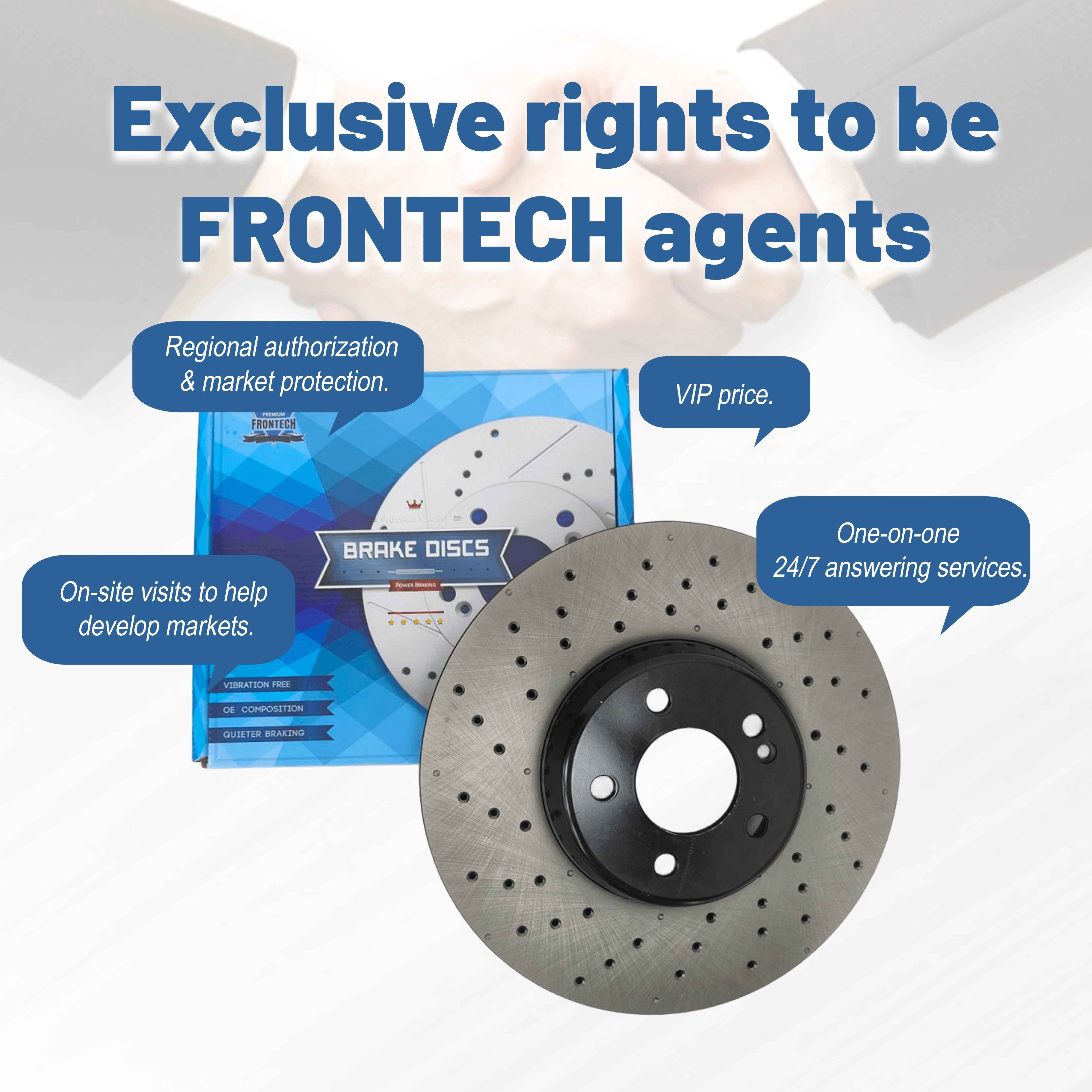 Frontech Oem for toyota mitsubishi Pajerov98 Golf Mk5 gti Brake Discs for Odyssey 2010 Taladro toyota prius 2004