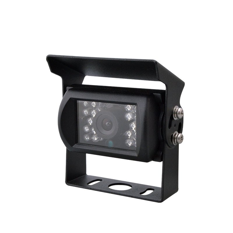 12V/24V CCD IR Night Vision Truck Reverse Camera with Aviation 4 Pin Plug Cable