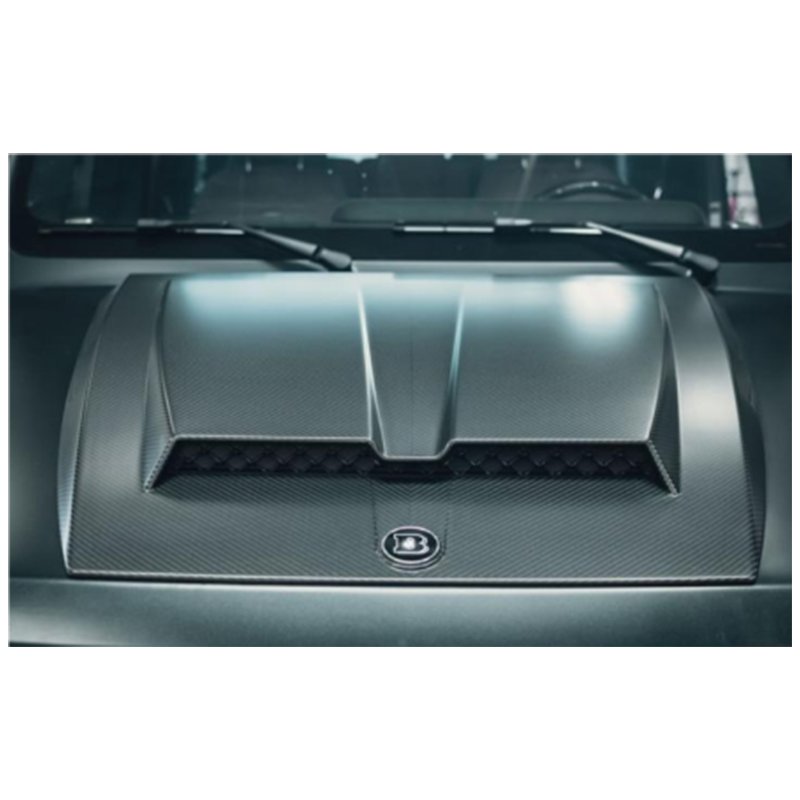 B Mirror Car Logo Badge Decoration Sticker Bonnet Engine Cover Logo for Mercedes Benz G Class G500 G63 G350d