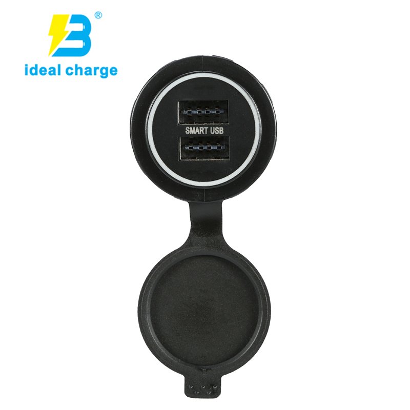 Truck RV Camper Accessories USB Bus Charger 12V 24v Twin USB Socket 3.1A
