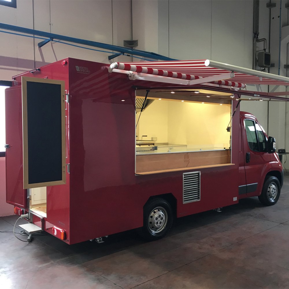 Coffee Van Catering Cart Burgers Fries Ice Cream Bus Mobile Food Truck