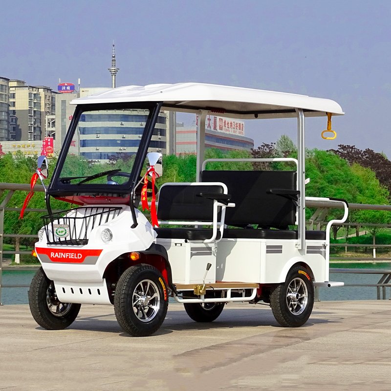 2022 China 6 Seater Cheap Mini Sightseeing Bus & Car High Quality Factory Price 4 Wheel Electric Golf Cart for Sale
