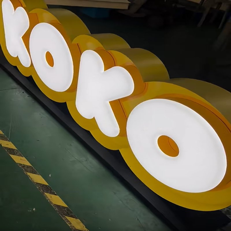 Custom Acrylic Sign Led Signage Luminous Advertising Light Box Board Wall Lightbox Office Store Outdoor 3D Letter Logo Signboard