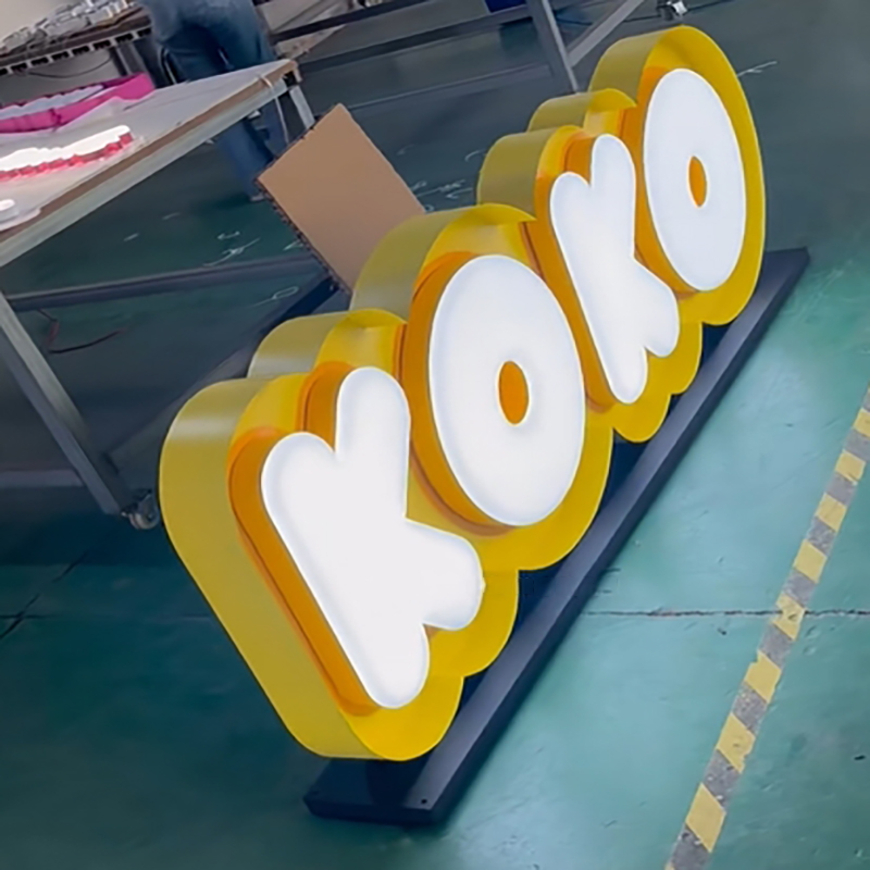 Custom Acrylic Sign Led Signage Luminous Advertising Light Box Board Wall Lightbox Office Store Outdoor 3D Letter Logo Signboard