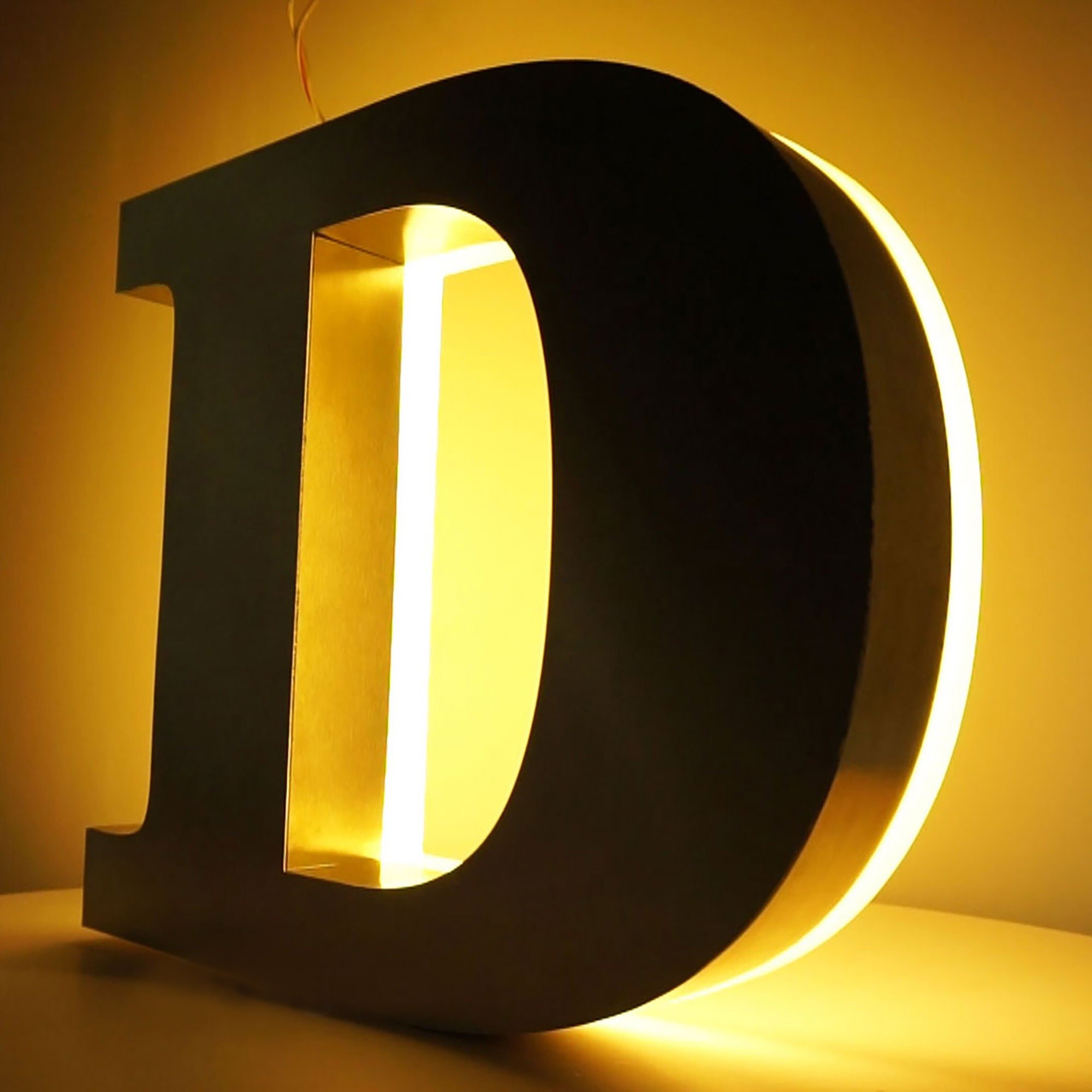 Outdoor or Indoor 3d Custom Metal Stainless Steel Digital Back Lit Channel Letter Illuminated Led Backlit logo Sign