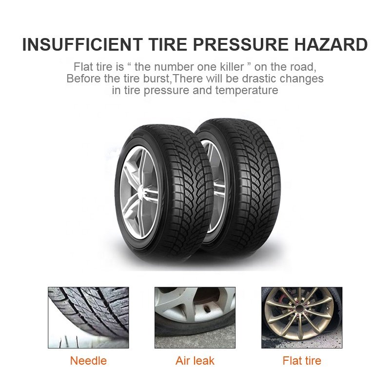 Six Wheels Trailer Tpms Sensor De Presion De Neumaticos Universal Truck Lastik Basinc Sensoru Auto Sensoren