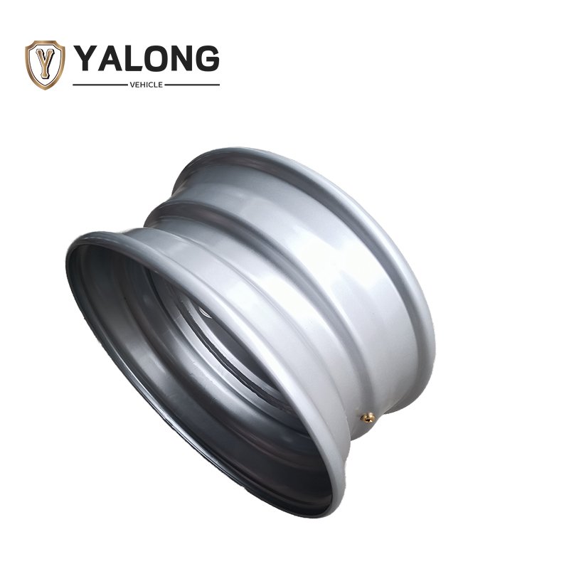 22.5X8.25 Steel Alloy Wheel Hub New Forged Aluminium Wheel Hub with Silver Finish Bright and Lighter