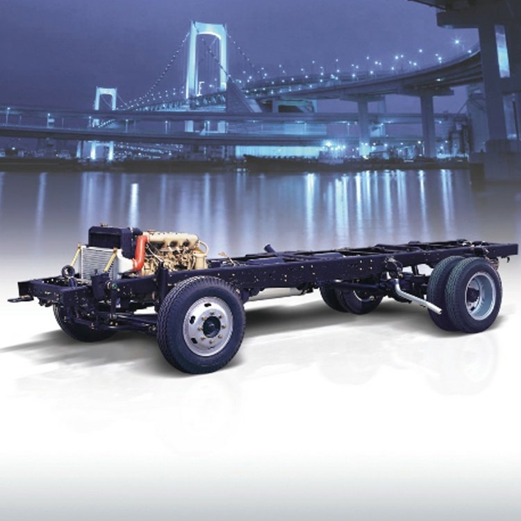 Dongfeng Brand 7 Meter Bus Chassis Front Engine Bus Frame Chassis