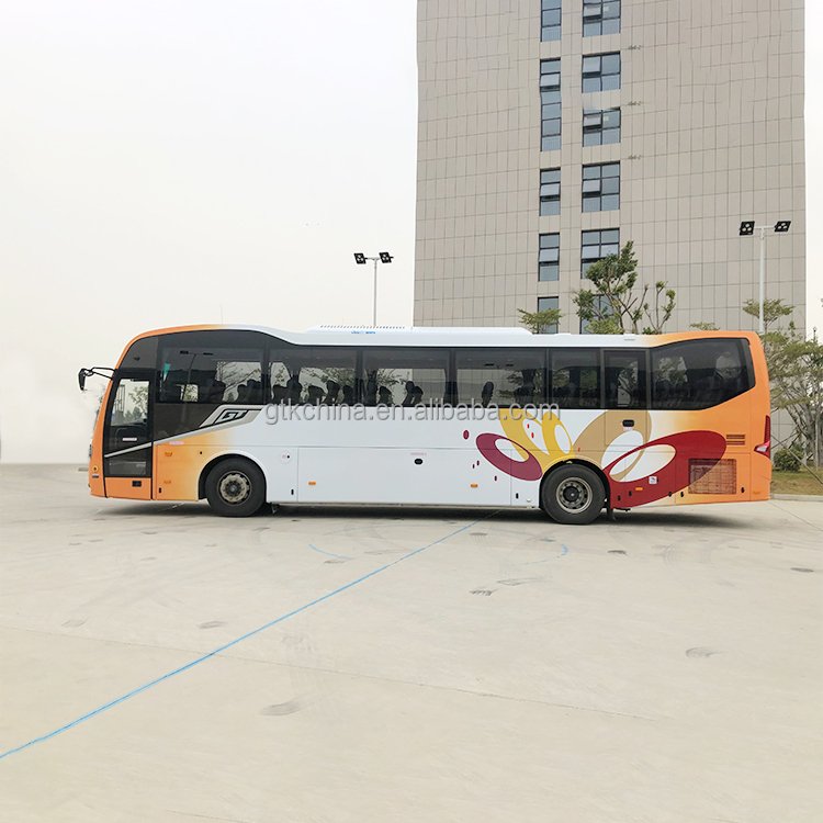 New 12m Diesel Bus 50 Seats Cummins Engine Euro 3 Emission Luxury 70 Seater Coach Manual RHD Passenger Bus Sale