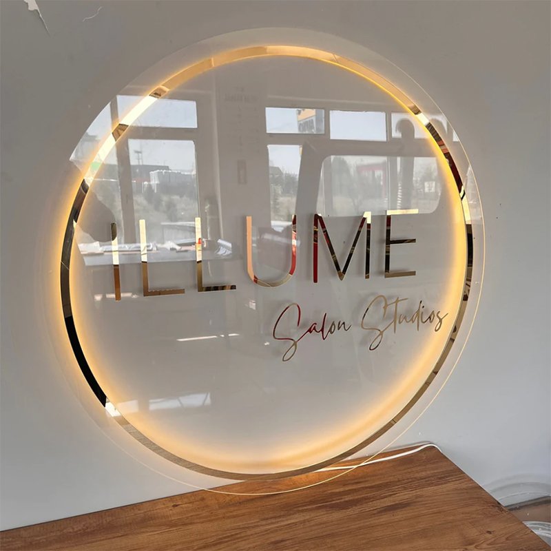 Business Sign Custom Led Backlit logo Acryl Neon Sign Shop Sign Board Outdoor Advertising