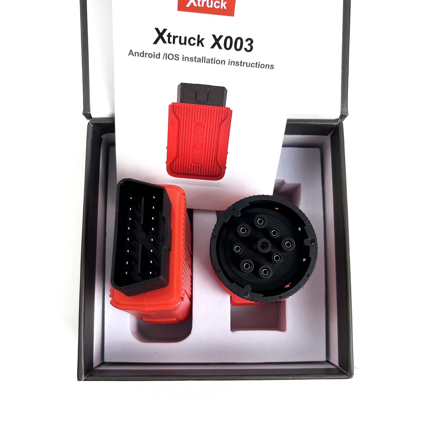 X Truck X003 BT OBD2 Scanner Truck Diagnostic Tool Check Engine Code Reader for v -O- lv O & Cummns& Scana