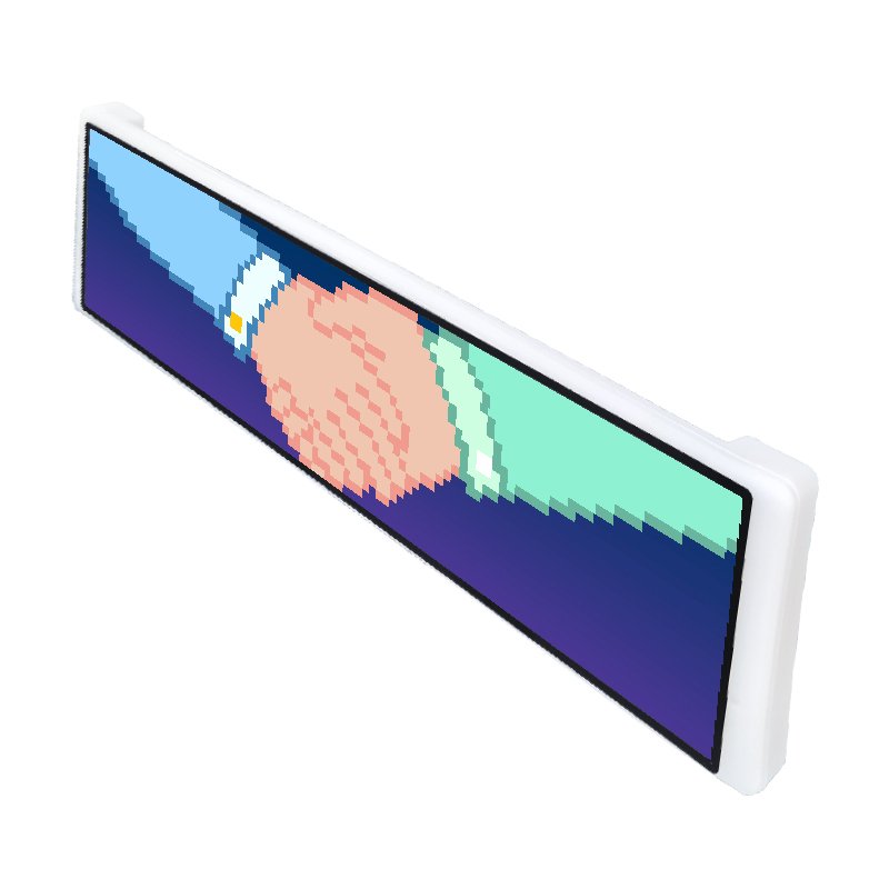 Next-gen Automotive Display System with App Programmable Flexible Screen with Voice Commands & Social Media Effects & Devil Eyes