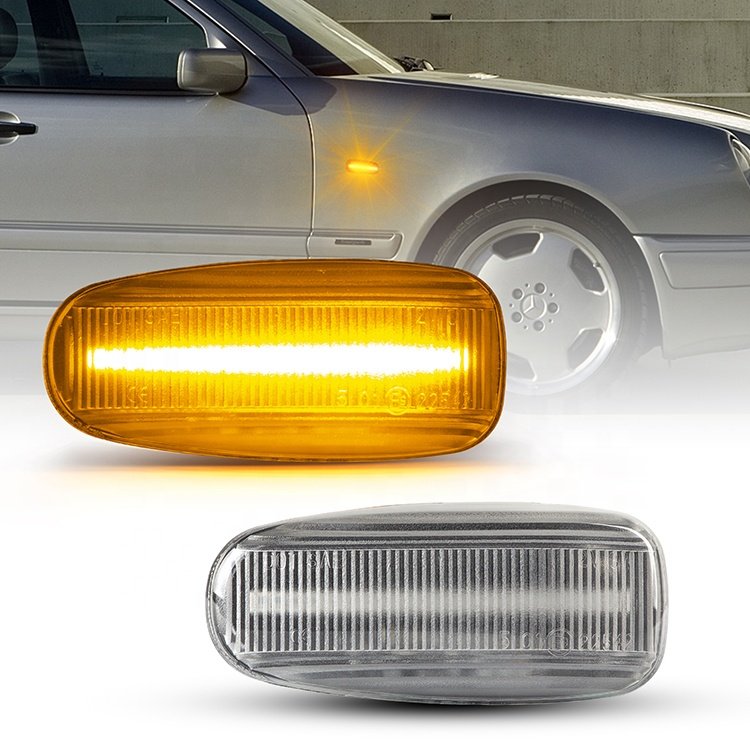 Dynamic Led Side Marker Light for Mercedes Benz W210 W202 W208 W638 R170 Sequential Blinker Light