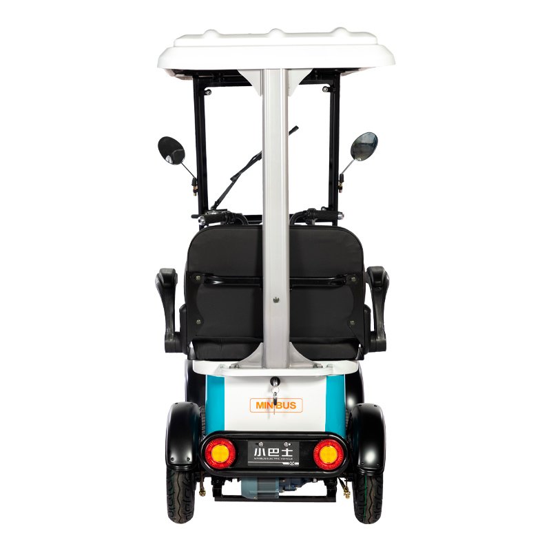 MINIBUSEV E8 Electric Four-wheel Mobility Scooter with Shed to Pick up Children Family Sightseeing Car Elderly Electric Vehicles