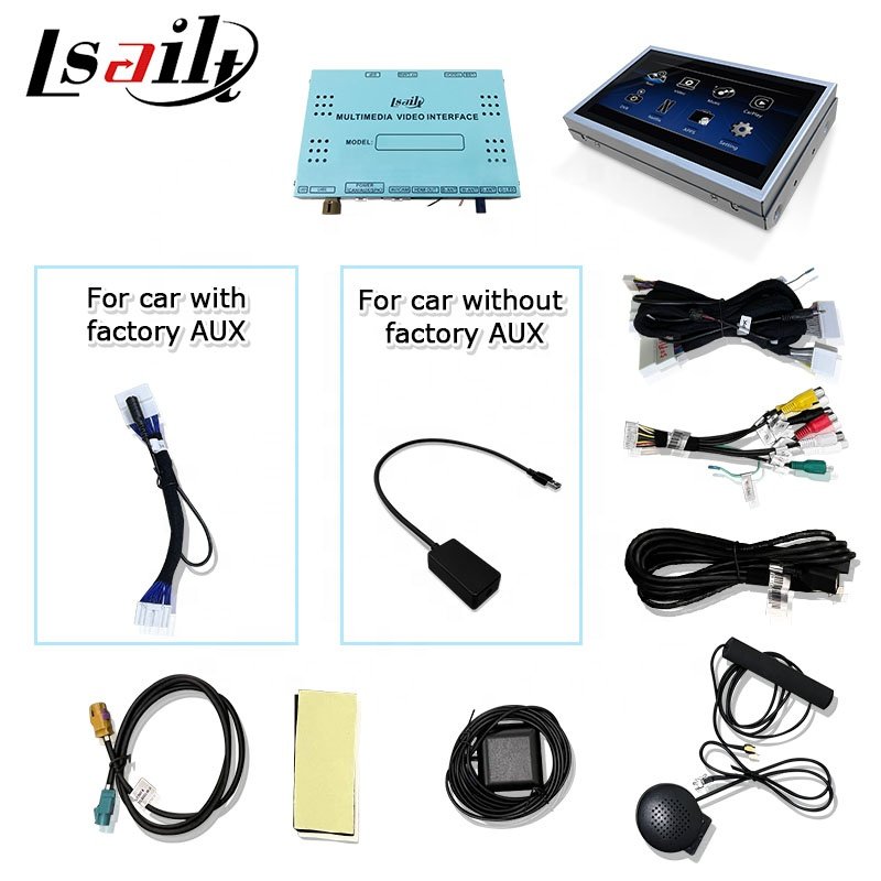 Android CP AA Screen 7 Inches Upgrade for Nissan Pathfinder R51 08IT IT08 2008-2013 with GPS Navi Wireless Auto by Lsailt 4+64GB