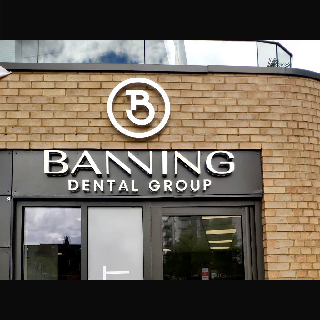 Professional Custom Indoor Outdoor Signage LED Frontlit Channel Letter Sign 3d Illuminated Trim 12v Metal Letters