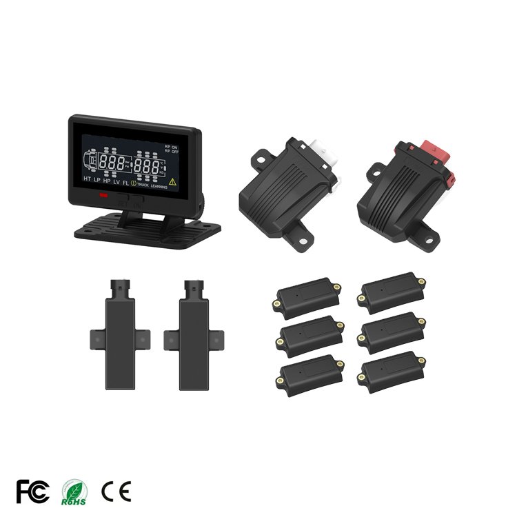GPS Tracking RS232 TPMS 2-48 Wheels Truck BUS RV Tire Pressure Monitoring System