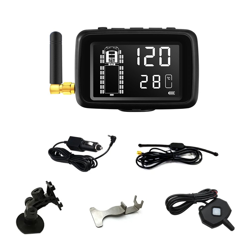 Truck RV Bus TPMS 8 12 14 16 18 26 Sensor 199 psi Wheels Tire Pressure Monitoring System External Sensors Tire Pressure Trailer