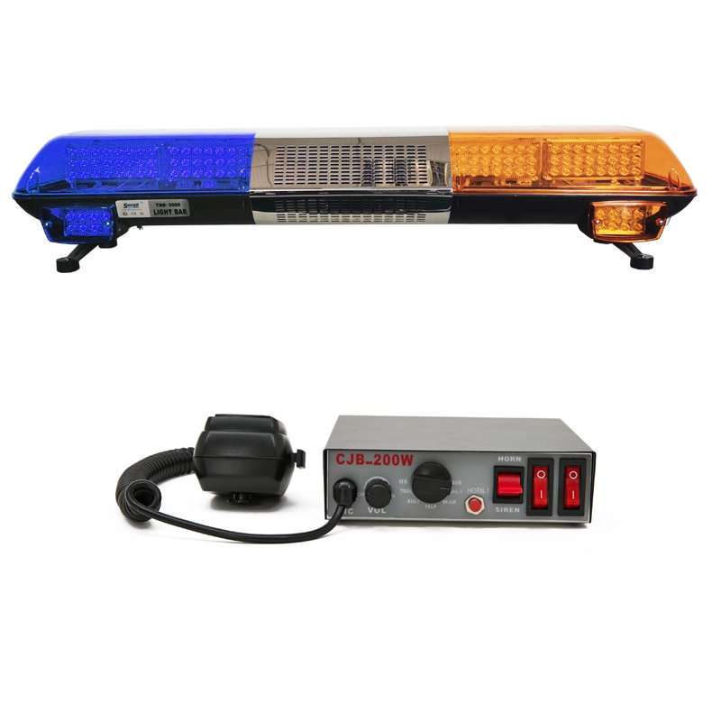 1200MM Ambulance Light bar Blue Led Warning Lights Truck Lightbar