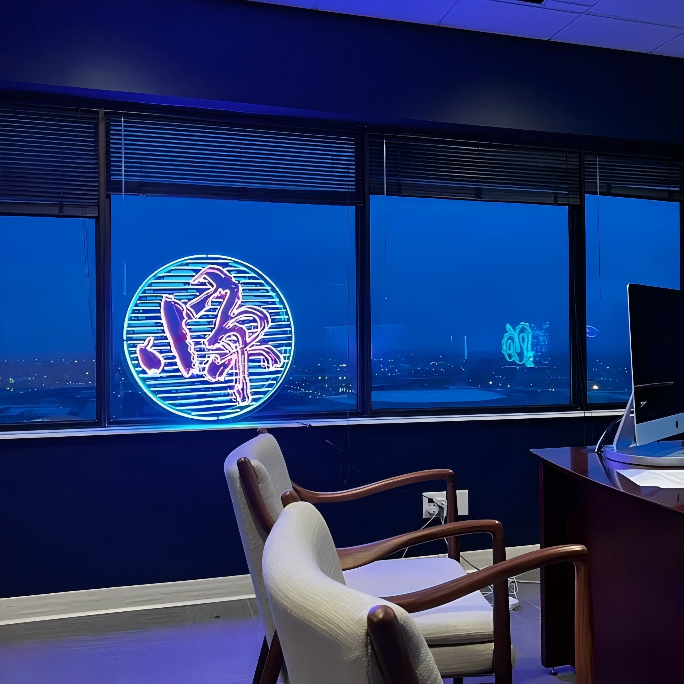 Kanji (Origin) Real Neon Sign Glass Neon-sign Glass Neon Sign Glass
