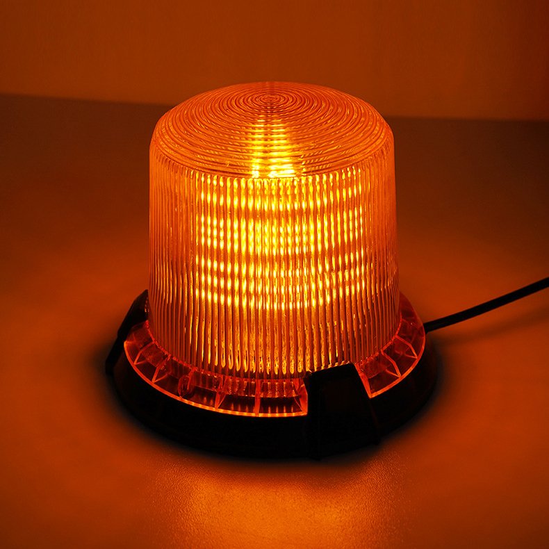 Super Bright 90 Led Magnet Mount Amber Flashing Light Warning Light Safety Emergency Led Rotating Warning Beacon Light for Truck