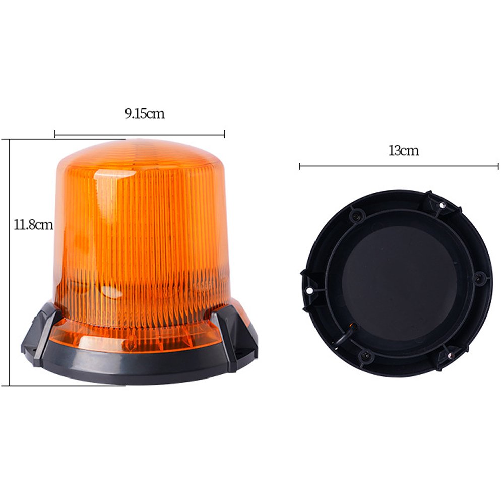 Super Bright 90 Led Magnet Mount Amber Flashing Light Warning Light Safety Emergency Led Rotating Warning Beacon Light for Truck