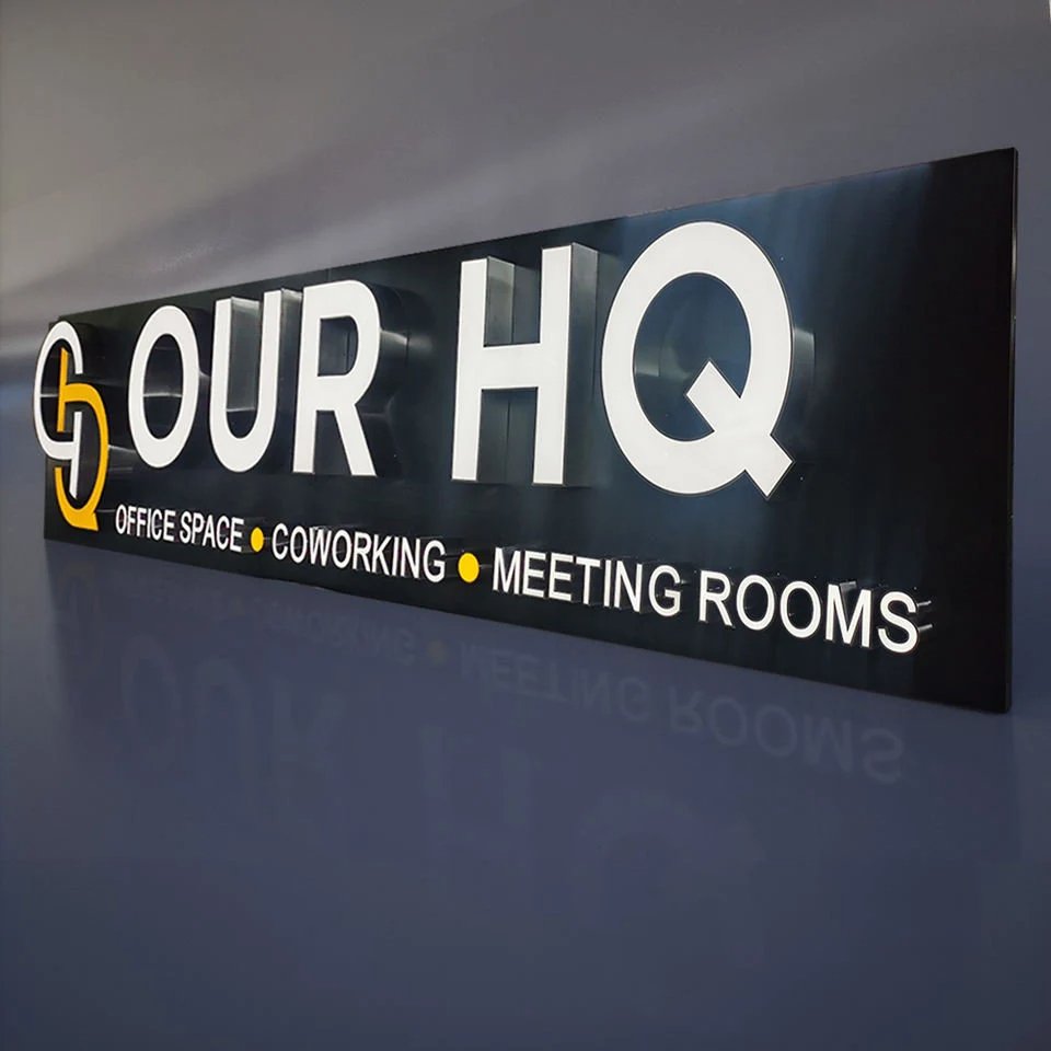 Custom Building Sign Shop Name Board Led Letter Frontlit Store Front Sign for Business Outdoor Led Sign