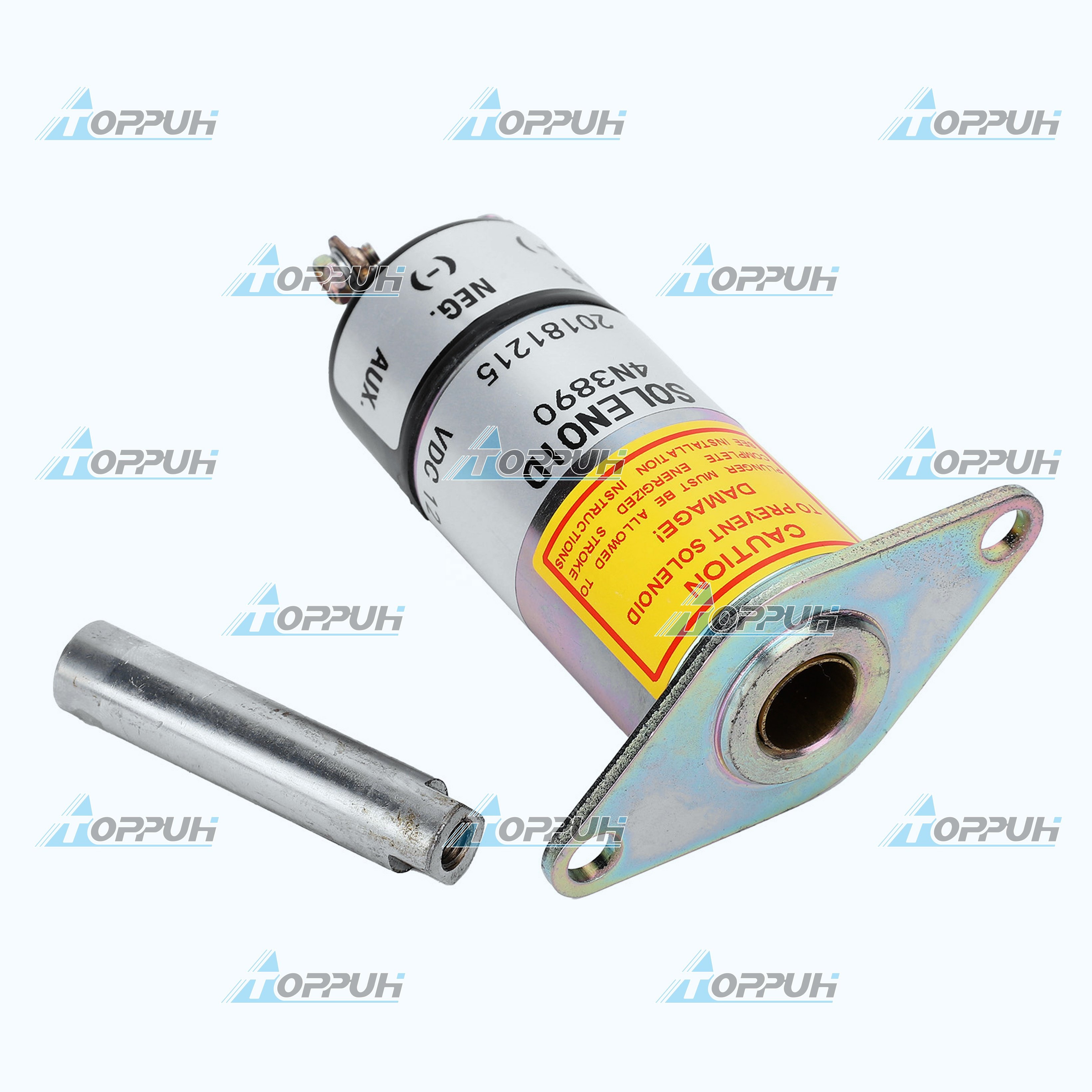 24V Solenoid 4N-3890 1500-24AS1U1 for Caterpillar Excavator Diesel Engine Fuel Shutdown Solenoid Valve 4N3890