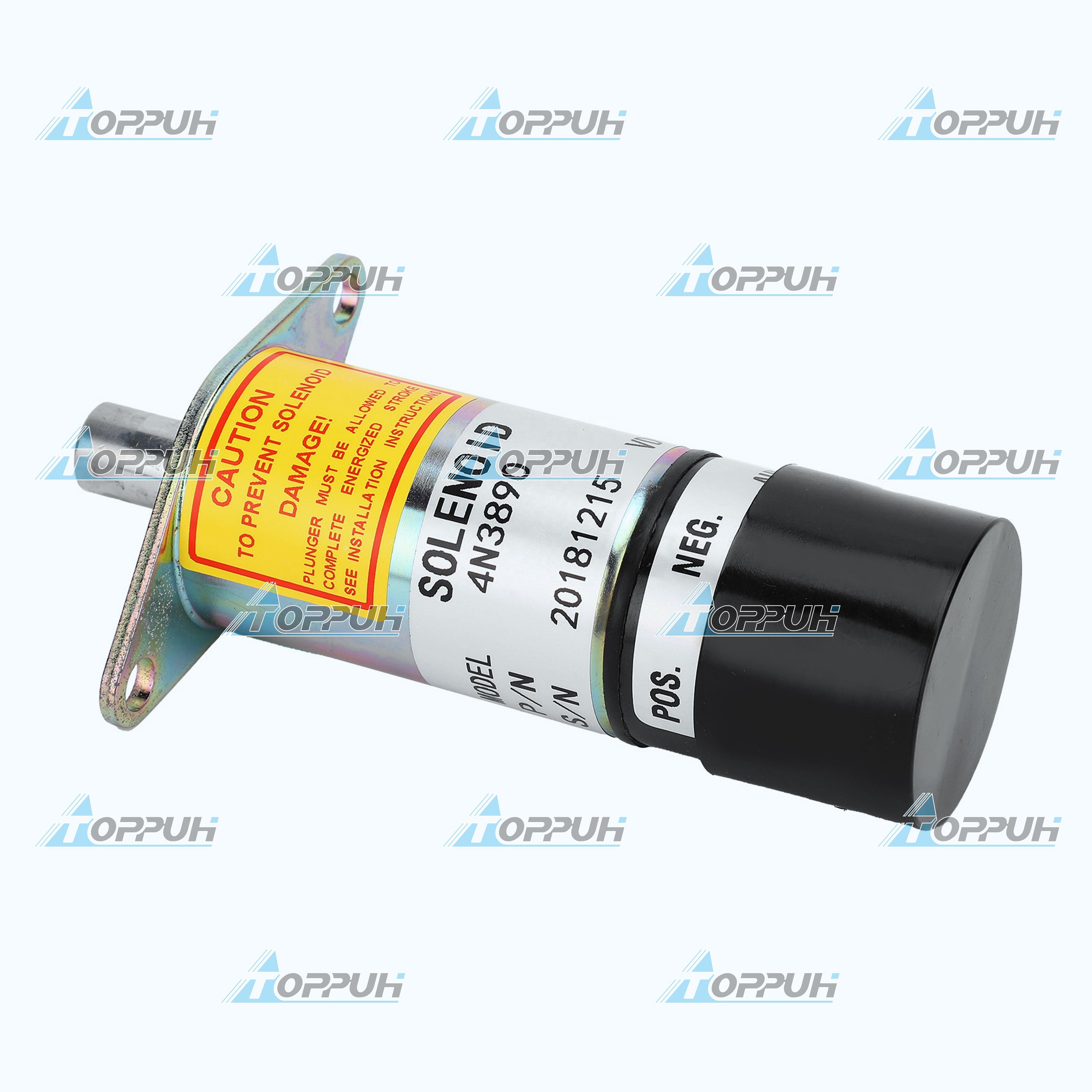 24V Solenoid 4N-3890 1500-24AS1U1 for Caterpillar Excavator Diesel Engine Fuel Shutdown Solenoid Valve 4N3890