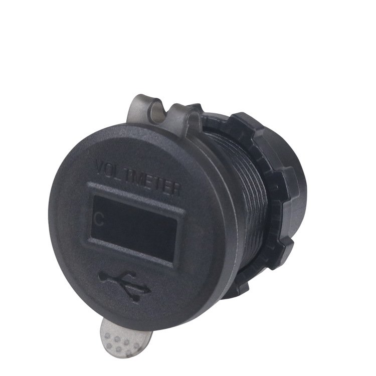 Charger Socket 12V 24V Quick Charge QC 3.0 Voltmeter on OFF Button Switch Double Car USB Port QC3.0