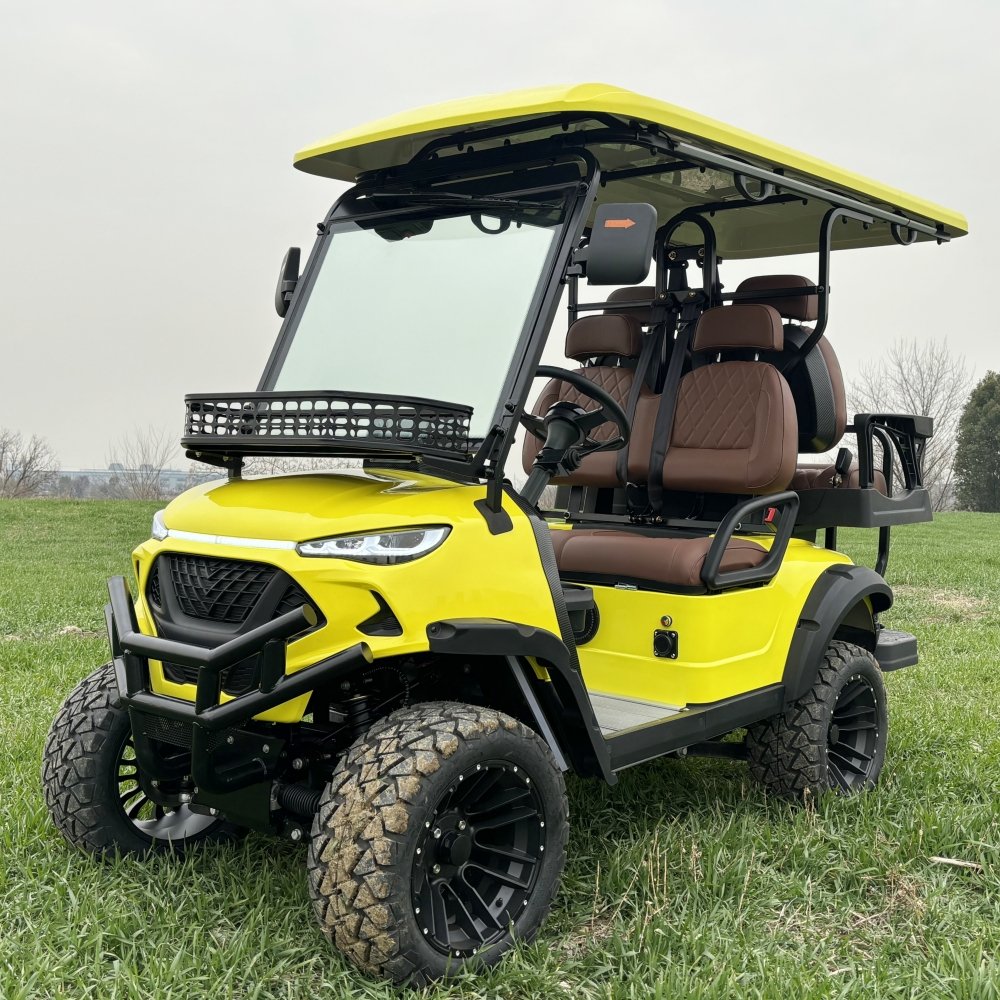 2023 New Model Style Factory 4 Seat Sightseeing Bus Club Cart Electric Golf Buggy Hunting Carts